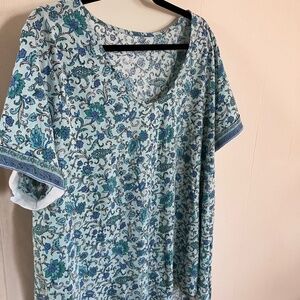 J Jill short sleeve tunic